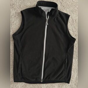 Peter Millar Black Fleece Vest